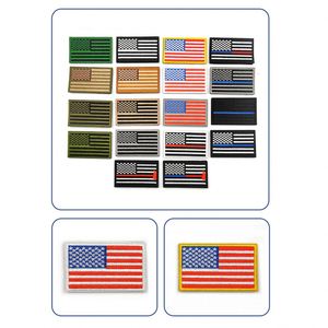 Patch brodé personnalisé drapeau national, recto-verso, toutes sortes de drapeaux, entièrement brodé - Product Image 2