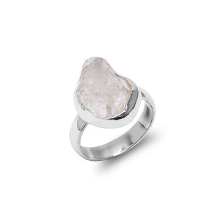Herkimer-Anillo de diamante hecho a mano, joyería de plata de ley 925 sólida, proveedores de joyería personalizada, anillos de piedras preciosas - Product Image 1