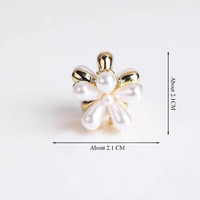 Barrettes pour cheveux de style coréen personnalisées, mini fleurs en perles, épingles à cheveux colorées, barrettes élégantes et nobles de haute qualité pour un usage quotidien