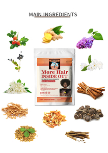 Té Botánico Natural para el Crecimiento del Cabello, Apoyo al Recrecimiento Saludable <span class=keywords><strong>de</strong></span> los Folículos, Anticaída, Cuidado Nutritivo del Cuero Cabelludo, Bebida Saludable para Engrosar el Cabello - Product Image 4