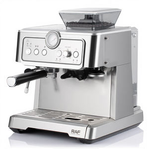 Machine à Café Expresso RAF <span class=keywords><strong>avec</strong></span> Pompe Haute Pression 1350W, Double Cycle de Préparation et Grande Capacité de 2,3 Litres pour Baristas à Domicile - Product Image 4