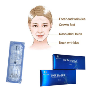 CE Hereme - Gel <span class=keywords><strong>de</strong></span> Ácido Hialurónico Reticulado BDDE Efectivo para Relleno Dérmico <span class=keywords><strong>de</strong></span> Mejillas, Mentón y Nariz - Product Image 6