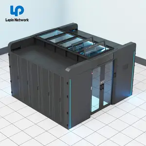 Ningbo Lepin Factory Custom Glass Door Cold Containment Aisle 42u KH KA Network Cabinet Fire Linkage Control Unit B2 TYPE