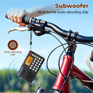 Radio Retro Fortune de Banda Completa, Radio Portátil de Bolsillo con Bluetooth, <span class=keywords><strong>FM</strong></span>, AM, SW, Reproductor MP3, Grabadora Digital, Compatible con Tarjeta TF, Temporizador de Apagado - Product Image 5