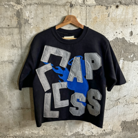 T-shirt graphique brodé sur mesure pour homme, coupe oversize et courte, en coton épais, style streetwear, par un fabricant de vêtements