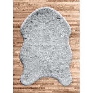 Tappeto in Finta Pelliccia di Coniglio ICE 55X80CM - Product Image 1