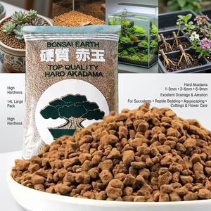 Granulés d'<span class=keywords><strong>Akadama</strong></span> durs 1-3mm 3-6mm 6-9mm Sac de 14L - <span class=keywords><strong>Substrat</strong></span> respirant pour plantes succulentes, habitat des reptiles et boutures de plantes - Product Image 1