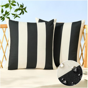 <span class=keywords><strong>Fundas</strong></span> de Cojín Impermeables con Diseño a Rayas para Exteriores, para Jardín, Patio, Sofá, Primavera - Product Image 5