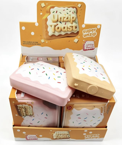 Nouvel Arrivage Jouet Squishy Géant, Jouets Fidget Unzip Toast, Jouets Fidget Crunchy Sheep, Jouet Promotionnel Pizza Squeeze Souple et Sandwich à Rebond Lent - Product Image 3