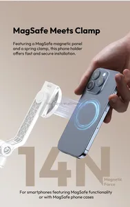 乌兰子TT88带磁夹双冷鞋遥控器灯桌面拍螳螂支架 - Product Image 3