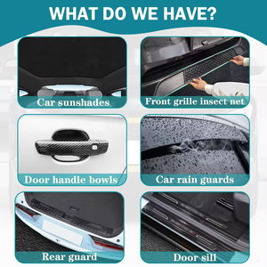 Coque de rétroviseur en fibre de carbone sèche Anteke avec ruban adhésif pour Infiniti Q50 Q60 QX30 - Product Image 6