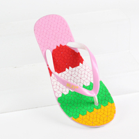 Tongs de plage personnalisées en PVC, légères, antidérapantes, avec soutien de la voûte plantaire, pour hommes et femmes, vente en gros