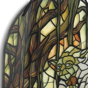 OEM ODM Soporte de acrílico, Decoración de pared colgante de acrílico de Yoda, Letrero de personaje <span class=keywords><strong>Jedi</strong></span> sabio para dormitorio o sala de cine - Product Image 6