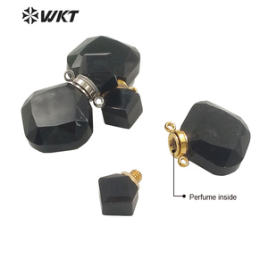 WT-P1723 Best Fashion Mystery intagliato a mano ciondolo in ossidiana nera naturale pietra preziosa allentata calda per regalo e festa così meravigliosa - Product Image 3