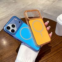 Coque magnétique ultra-fine mate pour PC avec protection de l'appareil photo et recharge sans fil pour iPhone 18 17 16 15 14 13 12 Pro Max