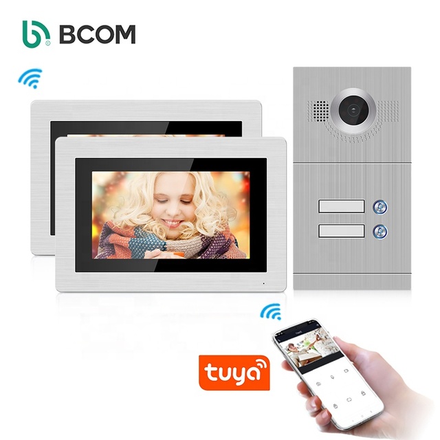 WIF Audio Doorbell System with Wi-Fi Video Intercom Porteros Interfon 2 Video Door Phone for Apartments