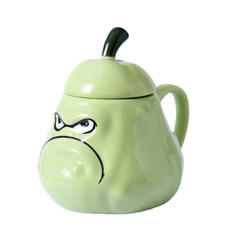 Vui phim hoạt hình bí ngô Mug dễ thương gốm cốc cà phê cho Halloween Quà Tặng