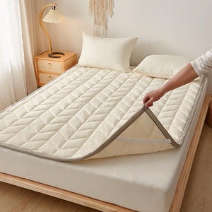 Couvre-<span class=keywords><strong>matelas</strong></span> de luxe-<span class=keywords><strong>Matelas</strong></span> ajusté matelassé-Protège-<span class=keywords><strong>matelas</strong></span> pour changement de <span class=keywords><strong>matelas</strong></span>-Coussinets de lit doux et respirants - Product Image 2