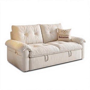 <span class=keywords><strong>Canapé</strong></span>-lit Pashaman détachable et lavable avec cadre en bois de pin, idéal pour salon et <span class=keywords><strong>petit</strong></span> appartement, <span class=keywords><strong>canapé</strong></span> nuage pliable double usage - Product Image 1