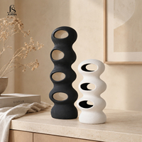 Jossin – Nouveaux accessoires d'art en céramique creuse moderne, ornements sculpturaux abstraits pour étagères et tables, décoration intérieure