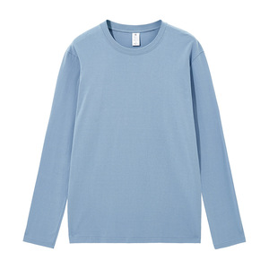 <span class=keywords><strong>T</strong></span>-<span class=keywords><strong>Shirt</strong></span> Unisex a Maniche Lunghe in 100% <span class=keywords><strong>Cotone</strong></span> 220 Gsm con Stampa Logo Personalizzata - Product Image 3