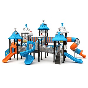 Parque Infantil Exterior Personalizado de Primera Calidad, Equipo de Juego Temático con Certificación CE EN1176 para Complejos Turísticos de Playa, Proveedor de China - Product Image 4
