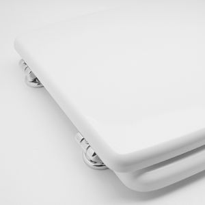 Sedile WC Gravena Croma Vase, Design Moderno Europeo, Sgancio Rapido, Chiusura Ammortizzata, Telecomando, in Resina Urea per Bagno Domestico - Product Image 3