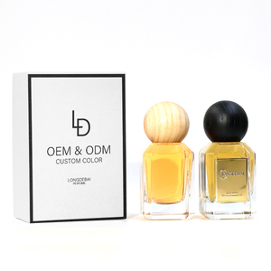 Factory Custom Luxury Quality Glass 30ml 50ml 100ml square clear <b>empty</b> Perfume <b>Bottle</b> with Packaging Box - Product Image 2