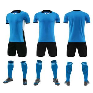 Uniformes Personalizados de Fábrica para Equipos, Ropa Deportiva de Fútbol Unisex de Secado Rápido y Transpirable, Tallas Grandes, 100% Poliéster, Transferencia Térmica, para Entrenamiento - Product Image 3
