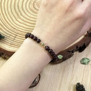 Natural Stone <b>Bracelet</b> Colorful Glass Beaded Inner Strength Strategic Wholesale Bulk Discount Personalized Engraving - Product Image 4