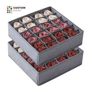 Hot Bán Stackable Quần Áo Tổ Chức Quần Quần Quần Áo Lưu Trữ Hộp Đồ Lót Áo Ngực Vớ Ngăn Hộp Tủ Quần Áo Tổ Chức - Product Image 1