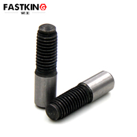 Goupille conique en acier au carbone ISO8737 Q235, oxyde noir, filetage externe, goupille conique M10M12