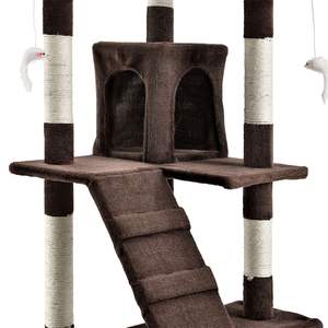 Produk grosir pohon kucing bertingkat furnitur rumah besar besar untuk penggaruk kucing karton - Product Image 6
