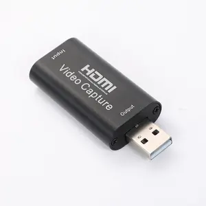 Tarjeta de captura de vídeo y Audio, dispositivo de grabación Ultra 4k, 30fps, vista previa y almacenamiento para transmisión en vivo, H2U, USB 2,0, venta al por mayor