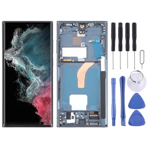 Pantalla <span class=keywords><strong>LCD</strong></span> OLED de 6,78 pulgadas para Samsung Galaxy S22 Ultra 5G, montaje completo de digitalizador de pulgadas con marco - Product Image 3
