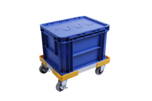 Aluminiumlegering Turtle Turnover Box Autohandkar Gereedschap Vierwielige mobiele plankwagen Handling Duwen en trekken - Product Image 6