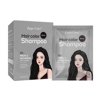 Champú para teñir el cabello Magic Color al por mayor para hombres y mujeres, color de cabello permanente de acción rápida, 25ml, tratamiento de tinte para el cabello negro, certificado MSDS