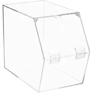 Doorzichtige Acryl Wasruimte Organizer Voor Pods Droger Lakens Opbergdoos Voor Stoffen Droger Ballen Kleren Spelden Dispenser Containers