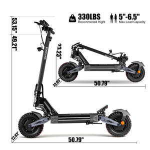 Patinete Eléctrico EOEOTWO K2 Max, 4000W, Motor Dual, ><span class=keywords><strong>65</strong></span> <span class=keywords><strong>km</strong></span>/h, Autonomí<span class=keywords><strong>a</strong></span> de 40-60 <span class=keywords><strong>km</strong></span>, Control por Aplicación, Aleación de Aluminio, Neumáticos Todoterreno de 11 Pulgadas, Desmontables - Product Image 1