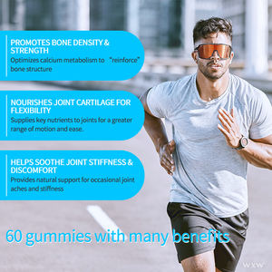 กลูโคซามีน คอนดรอยติน วิตามินบำรุงข้อต่อแบบกัมมี่ ขายส่งจำนวนมาก บรรเทาอาการข้อต่อตึง OEM ODM - Product Image 6