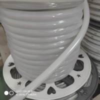 Tira de Luz LED de Neón Flexible de Plástico Redonda de 14 mm de Diámetro, 220 V, de Alta Luminosidad para Exteriores, IP65, Impermeable, para Decoración de Paisajes de Edificios