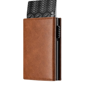 Portefeuille <span class=keywords><strong>en</strong></span> cuir véritable de luxe 100 % garanti, anti-RF, avec porte-cartes personnalisé, qualité supérieure pour cartes de crédit – Vente <span class=keywords><strong>en</strong></span> gros - Product Image 4