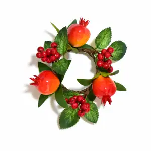 Autumn berry Harvest festival fruit pomegranate mini garland home hanging decorations