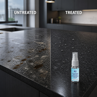 Essence liquide nano-microcristalline de qualité industrielle, anti-taches pour pierre, formule modifiée invisible et transparente