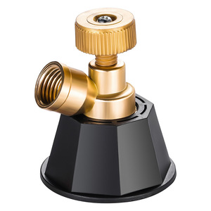 Boquilla de pulverización de cobre negra, pulverizador atomizador ajustable para riego de jardín, P1619 - Product Image 1