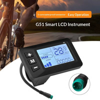Pièces de conversion pour trottinette électrique, contrôleur de vélo électrique 24V-48V 30A, kit contrôleur d'affichage GD01 3 modes sans moteur moyeu pour 750W
