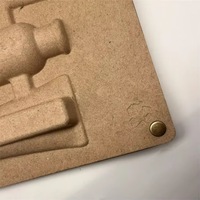 Emballage cosmétique en pulpe de canne à sucre, emballage en pulpe moulée, protection de l'environnement, emballage biodégradable, boîte en matériau recyclé