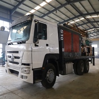 Foreuse de puits montée sur camion 200m-600m DTH avec moteur diesel Cummins, roulement et pompe