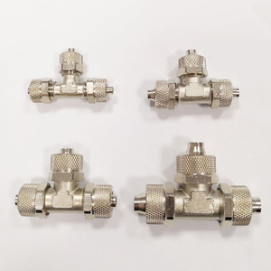 ข้อต่อลมแบบสามทาง ล็อคเร็ว แบบเกลียวตัวเมีย Camozzi 1540 ตัวเรือนทองแดง สำหรับท่อลม PE/PU/PA รุ่น YTNE - Product Image 4