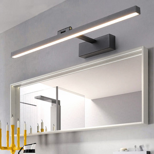 24 inç siyah LED Vanity işık ayarlanabilir Modern banyo Vanity aydınlatma armatürleri ayna 5500K - Product Image 4